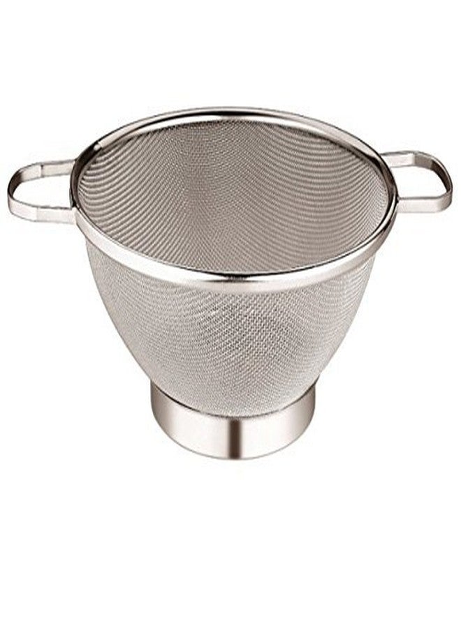 Homenique Stainless Steel Colander Basket (28 cm, Silver) - Image 1